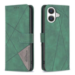 Capa para telemóvel em pele com fecho magnético e textura de losangos, para iPhone 17 Pro Max, para iPhone 17 Pro, para iPhone 17, para iPhone Air, para iPhone 16 Pro Max, para iPhone 16 Pro, para iPhone 16 Plus, para iPhone 16