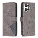 Capa para telemóvel em pele com fecho magnético e textura de losangos, para iPhone 17 Pro Max, para iPhone 17 Pro, para iPhone 17, para iPhone Air, para iPhone 16 Pro Max, para iPhone 16 Pro, para iPhone 16 Plus, para iPhone 16