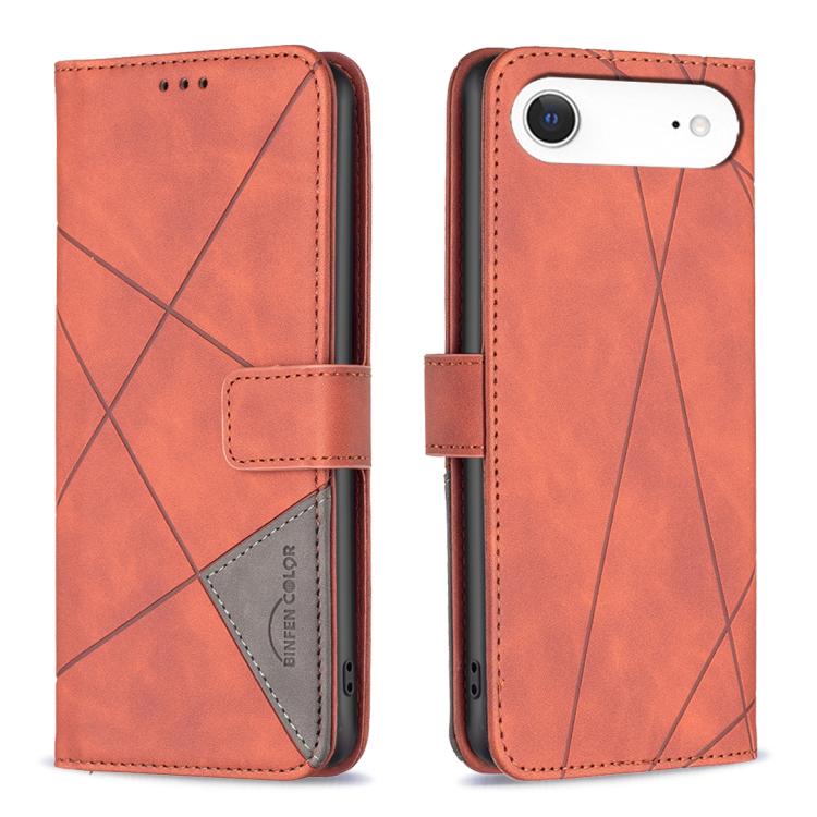 Capa para telemóvel em pele com fecho magnético e textura de losangos, para iPhone 17 Pro Max, para iPhone 17 Pro, para iPhone 17, para iPhone Air, para iPhone 16 Pro Max, para iPhone 16 Pro, para iPhone 16 Plus, para iPhone 16