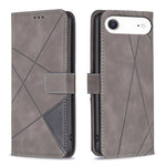 Capa para telemóvel em pele com fecho magnético e textura de losangos, para iPhone 17 Pro Max, para iPhone 17 Pro, para iPhone 17, para iPhone Air, para iPhone 16 Pro Max, para iPhone 16 Pro, para iPhone 16 Plus, para iPhone 16