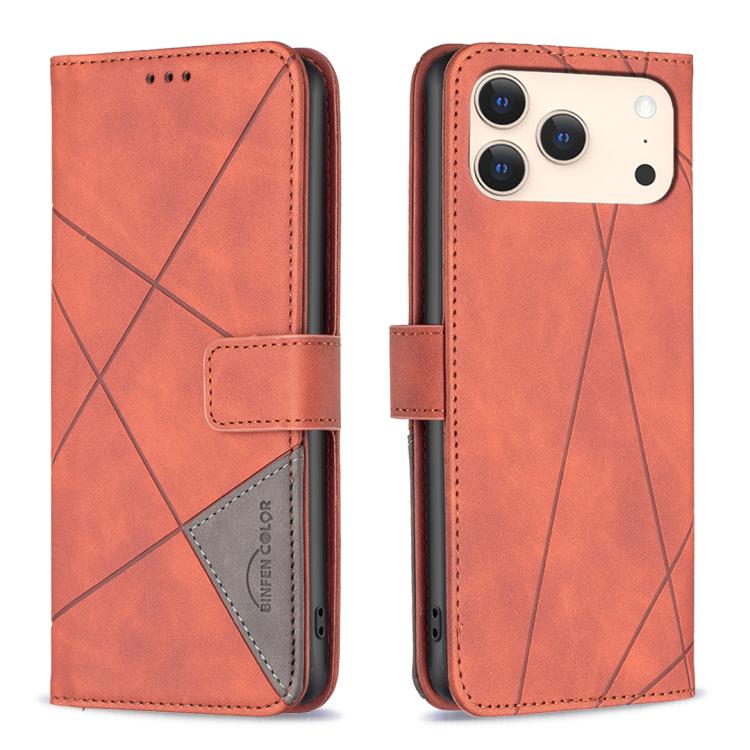 Capa para telemóvel em pele com fecho magnético e textura de losangos, para iPhone 17 Pro Max, para iPhone 17 Pro, para iPhone 17, para iPhone Air, para iPhone 16 Pro Max, para iPhone 16 Pro, para iPhone 16 Plus, para iPhone 16