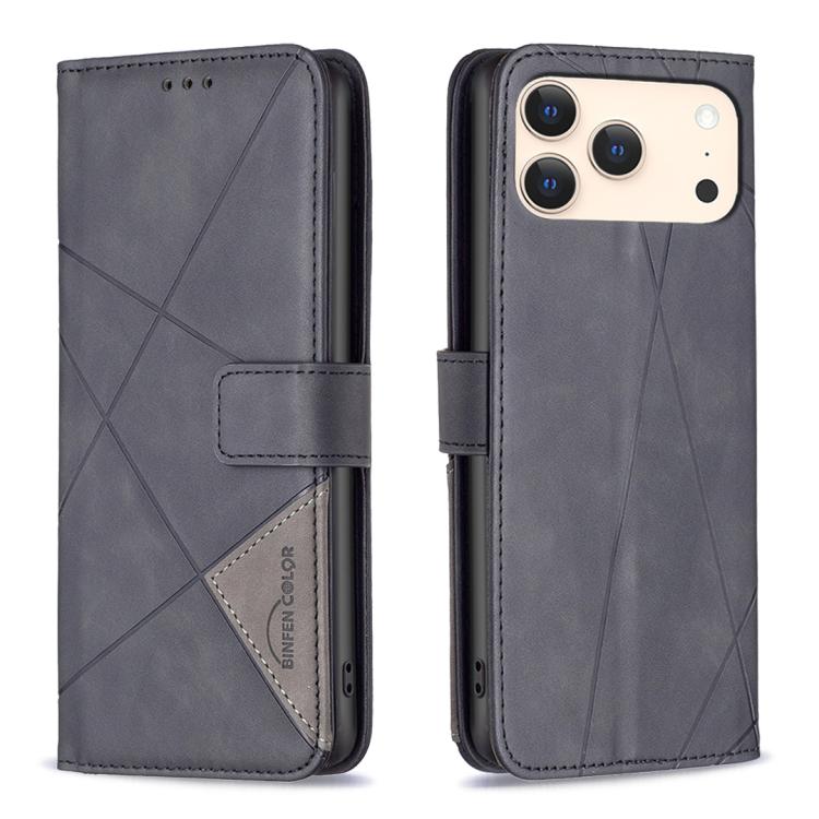 Capa para telemóvel em pele com fecho magnético e textura de losangos, para iPhone 17 Pro Max, para iPhone 17 Pro, para iPhone 17, para iPhone Air, para iPhone 16 Pro Max, para iPhone 16 Pro, para iPhone 16 Plus, para iPhone 16