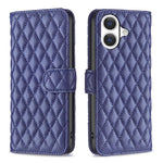 Capa carteira para telemóvel em pele com padrão de losangos e fecho de aba, para iPhone 17e / 16e, para iPhone 17 Pro Max, para iPhone 17 Pro, para iPhone 17, para iPhone Air, para iPhone 16 Pro Max, para iPhone 16 Pro, para iPhone 16 Plus