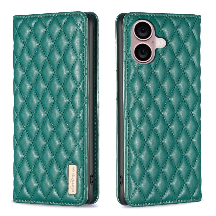 Capa para telemóvel em pele magnética com padrão de losangos e fecho de aba, para iPhone 17 Pro Max, para iPhone 17 Pro, para iPhone 17, para iPhone Air, para iPhone 16 Pro Max, para iPhone 16 Pro, para iPhone 16 Plus, para iPhone 16