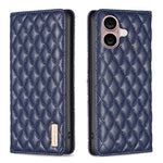 Capa para telemóvel em pele magnética com padrão de losangos e fecho de aba, para iPhone 17 Pro Max, para iPhone 17 Pro, para iPhone 17, para iPhone Air, para iPhone 16 Pro Max, para iPhone 16 Pro, para iPhone 16 Plus, para iPhone 16
