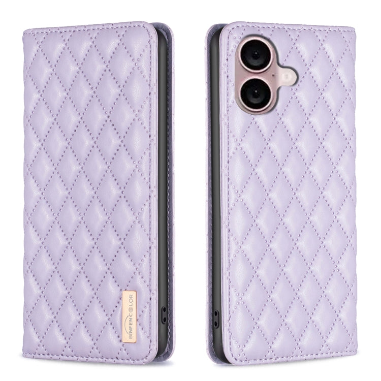 Capa para telemóvel em pele magnética com padrão de losangos e fecho de aba, para iPhone 17 Pro Max, para iPhone 17 Pro, para iPhone 17, para iPhone Air, para iPhone 16 Pro Max, para iPhone 16 Pro, para iPhone 16 Plus, para iPhone 16