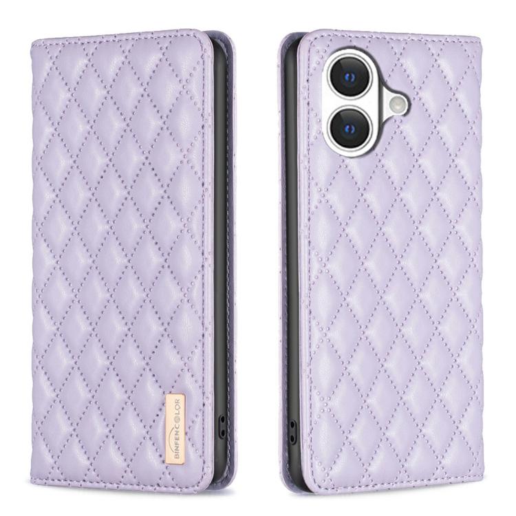 Capa para telemóvel em pele magnética com padrão de losangos e fecho de aba, para iPhone 17 Pro Max, para iPhone 17 Pro, para iPhone 17, para iPhone Air, para iPhone 16 Pro Max, para iPhone 16 Pro, para iPhone 16 Plus, para iPhone 16