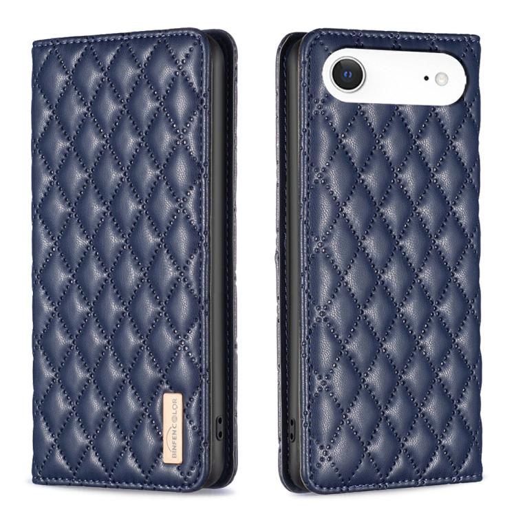Capa para telemóvel em pele magnética com padrão de losangos e fecho de aba, para iPhone 17 Pro Max, para iPhone 17 Pro, para iPhone 17, para iPhone Air, para iPhone 16 Pro Max, para iPhone 16 Pro, para iPhone 16 Plus, para iPhone 16