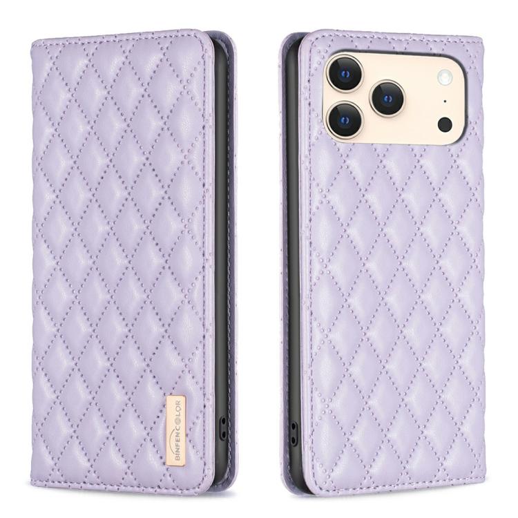 Capa para telemóvel em pele magnética com padrão de losangos e fecho de aba, para iPhone 17 Pro Max, para iPhone 17 Pro, para iPhone 17, para iPhone Air, para iPhone 16 Pro Max, para iPhone 16 Pro, para iPhone 16 Plus, para iPhone 16