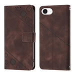 Capa para telemóvel em pele com relevo e sensação de pele, para iPhone 17 Pro Max, para iPhone 17 Pro, para iPhone 17, para iPhone Air, para iPhone SE 2024, para iPhone 16 Pro Max, para iPhone 16 Pro, para iPhone 16 Plus