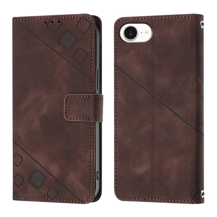 Capa para telemóvel em pele com relevo e sensação de pele, para iPhone 17 Pro Max, para iPhone 17 Pro, para iPhone 17, para iPhone Air, para iPhone SE 2024, para iPhone 16 Pro Max, para iPhone 16 Pro, para iPhone 16 Plus