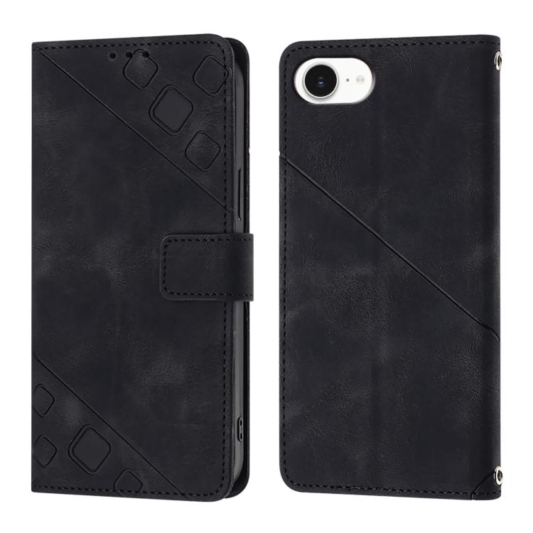 Capa para telemóvel em pele com relevo e sensação de pele, para iPhone 17 Pro Max, para iPhone 17 Pro, para iPhone 17, para iPhone Air, para iPhone SE 2024, para iPhone 16 Pro Max, para iPhone 16 Pro, para iPhone 16 Plus