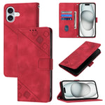 Capa para telemóvel em pele com relevo e sensação de pele, para iPhone 17 Pro Max, para iPhone 17 Pro, para iPhone 17, para iPhone Air, para iPhone SE 2024, para iPhone 16 Pro Max, para iPhone 16 Pro, para iPhone 16 Plus