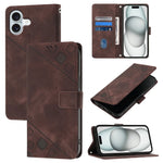 Capa para telemóvel em pele com relevo e sensação de pele, para iPhone 17 Pro Max, para iPhone 17 Pro, para iPhone 17, para iPhone Air, para iPhone SE 2024, para iPhone 16 Pro Max, para iPhone 16 Pro, para iPhone 16 Plus