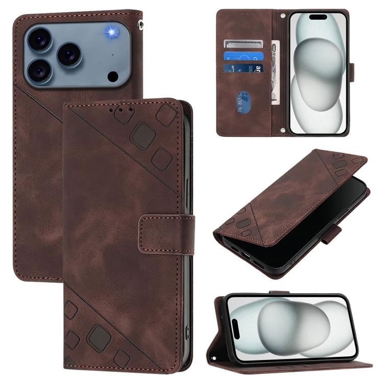 Capa para telemóvel em pele com relevo e sensação de pele, para iPhone 17 Pro Max, para iPhone 17 Pro, para iPhone 17, para iPhone Air, para iPhone SE 2024, para iPhone 16 Pro Max, para iPhone 16 Pro, para iPhone 16 Plus