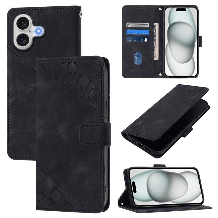 Capa para telemóvel em pele com relevo e sensação de pele, para iPhone 17 Pro Max, para iPhone 17 Pro, para iPhone 17, para iPhone Air, para iPhone SE 2024, para iPhone 16 Pro Max, para iPhone 16 Pro, para iPhone 16 Plus