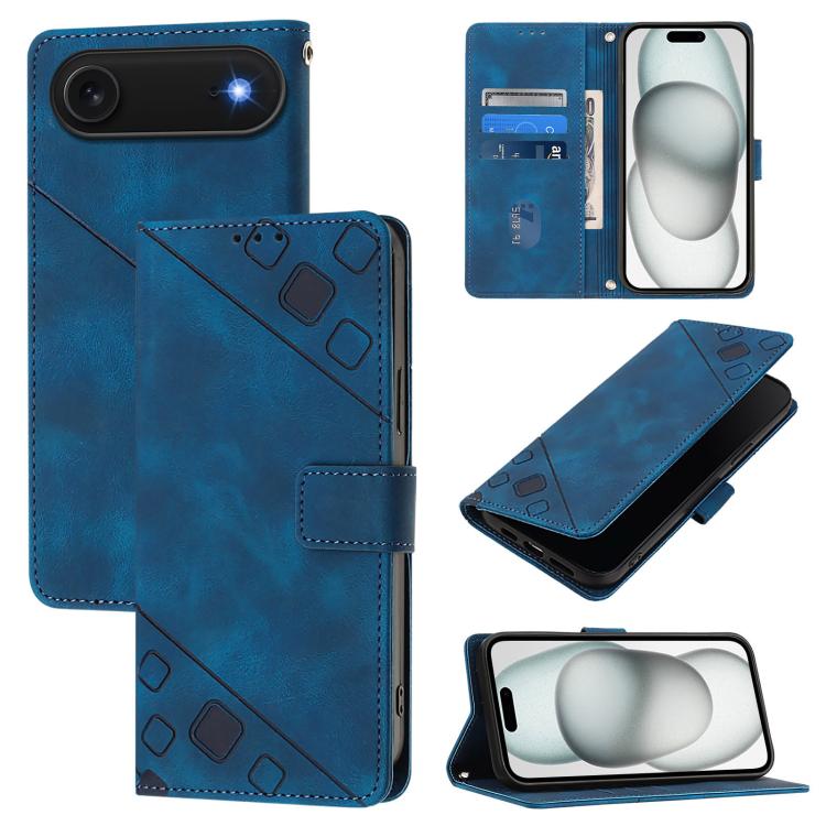Capa para telemóvel em pele com relevo e sensação de pele, para iPhone 17 Pro Max, para iPhone 17 Pro, para iPhone 17, para iPhone Air, para iPhone SE 2024, para iPhone 16 Pro Max, para iPhone 16 Pro, para iPhone 16 Plus