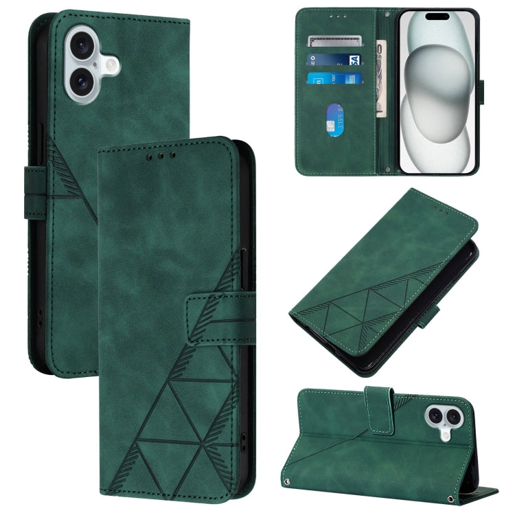 Capa para telemóvel em pele com relevo 3D e fecho de aba para usar ao ombro, para iPhone 16e / 17e, para iPhone 17 Pro Max, para iPhone 17 Pro, para iPhone 17, para iPhone Air, para iPhone 16 Pro Max, para iPhone 16 Pro, para iPhone 16 Plus