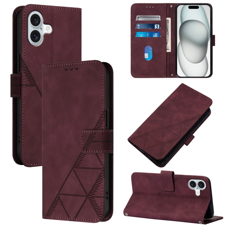 Capa para telemóvel em pele com relevo 3D e fecho de aba para usar ao ombro, para iPhone 16e / 17e, para iPhone 17 Pro Max, para iPhone 17 Pro, para iPhone 17, para iPhone Air, para iPhone 16 Pro Max, para iPhone 16 Pro, para iPhone 16 Plus