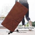 Capa para telemóvel em pele com relevo 3D e fecho de aba para usar ao ombro, para iPhone 16e / 17e, para iPhone 17 Pro Max, para iPhone 17 Pro, para iPhone 17, para iPhone Air, para iPhone 16 Pro Max, para iPhone 16 Pro, para iPhone 16 Plus