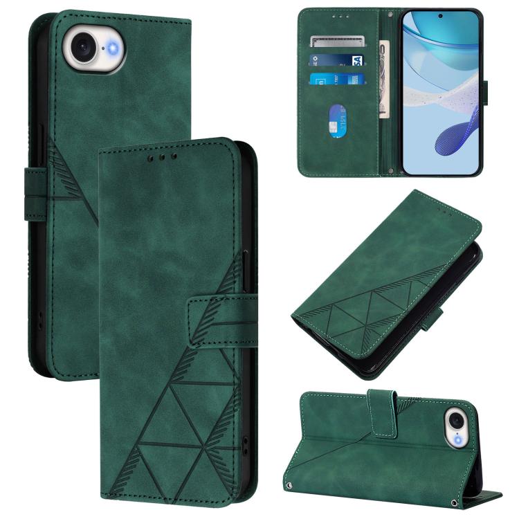 Capa para telemóvel em pele com relevo 3D e fecho de aba para usar ao ombro, para iPhone 16e / 17e, para iPhone 17 Pro Max, para iPhone 17 Pro, para iPhone 17, para iPhone Air, para iPhone 16 Pro Max, para iPhone 16 Pro, para iPhone 16 Plus