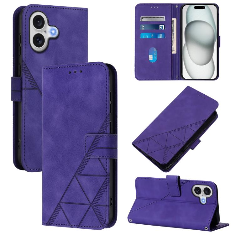 Capa para telemóvel em pele com relevo 3D e fecho de aba para usar ao ombro, para iPhone 16e / 17e, para iPhone 17 Pro Max, para iPhone 17 Pro, para iPhone 17, para iPhone Air, para iPhone 16 Pro Max, para iPhone 16 Pro, para iPhone 16 Plus