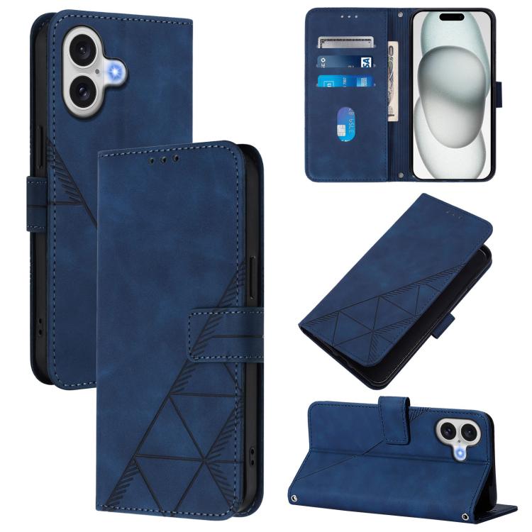 Capa para telemóvel em pele com relevo 3D e fecho de aba para usar ao ombro, para iPhone 16e / 17e, para iPhone 17 Pro Max, para iPhone 17 Pro, para iPhone 17, para iPhone Air, para iPhone 16 Pro Max, para iPhone 16 Pro, para iPhone 16 Plus