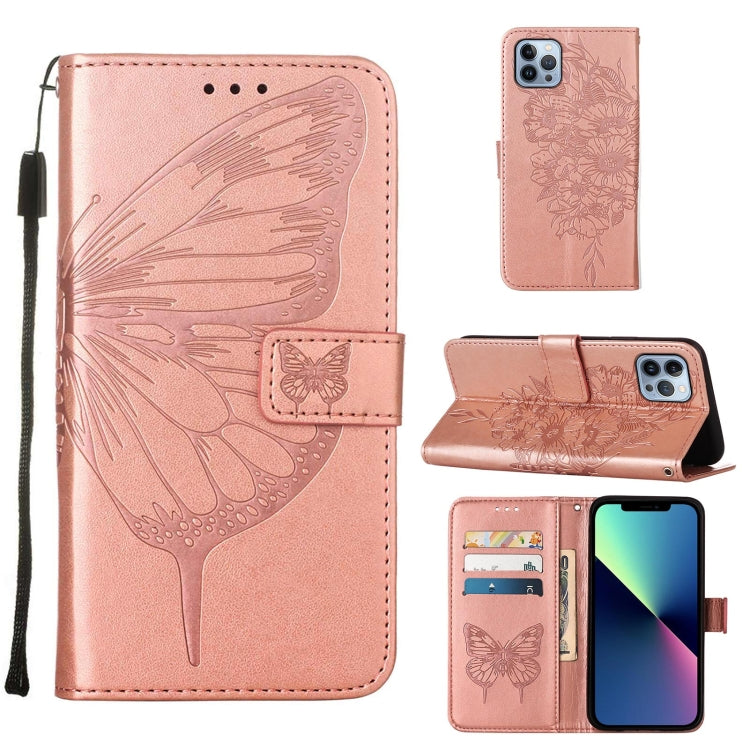 Capa de telemóvel em pele com borboleta em relevo, para iPhone 16 Pro, para iPhone 16 Plus, para iPhone 16, para iPhone 15 Pro Max, para iPhone 15 Pro, para iPhone 15 Plus