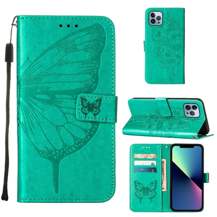 Capa de telemóvel em pele com borboleta em relevo, para iPhone 16 Pro, para iPhone 16 Plus, para iPhone 16, para iPhone 15 Pro Max, para iPhone 15 Pro, para iPhone 15 Plus