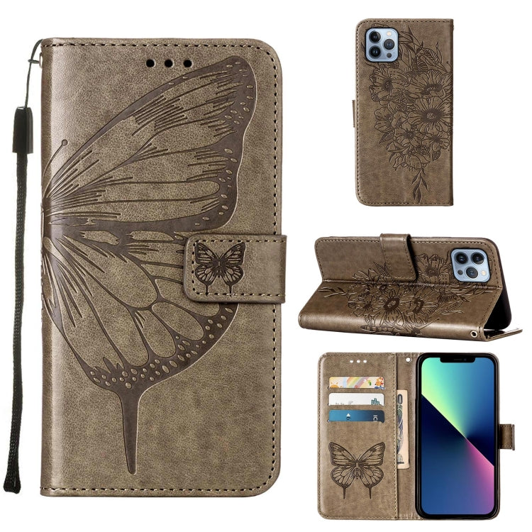 Capa de telemóvel em pele com borboleta em relevo, para iPhone 16 Pro, para iPhone 16 Plus, para iPhone 16, para iPhone 15 Pro Max, para iPhone 15 Pro, para iPhone 15 Plus