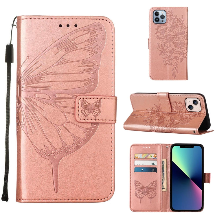 Capa de telemóvel em pele com borboleta em relevo, para iPhone 16 Pro, para iPhone 16 Plus, para iPhone 16, para iPhone 15 Pro Max, para iPhone 15 Pro, para iPhone 15 Plus