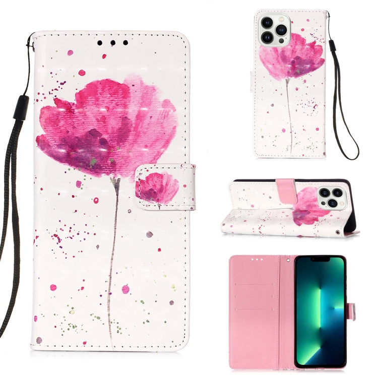 Capa de telemóvel em pele com pintura 3D e abertura horizontal, para iPhone 16 Pro, para iPhone 16 Plus, para iPhone 16, para iPhone 15 Pro Max, para iPhone 15 Pro, para iPhone 15 Plus
