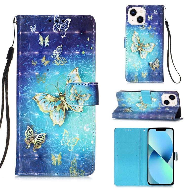 Capa de telemóvel em pele com pintura 3D e abertura horizontal, para iPhone 16 Pro, para iPhone 16 Plus, para iPhone 16, para iPhone 15 Pro Max, para iPhone 15 Pro, para iPhone 15 Plus