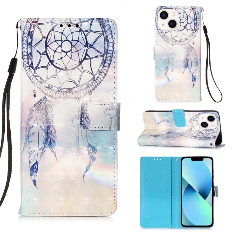 Capa de telemóvel em pele com pintura 3D e abertura horizontal, para iPhone 16 Pro, para iPhone 16 Plus, para iPhone 16, para iPhone 15 Pro Max, para iPhone 15 Pro, para iPhone 15 Plus