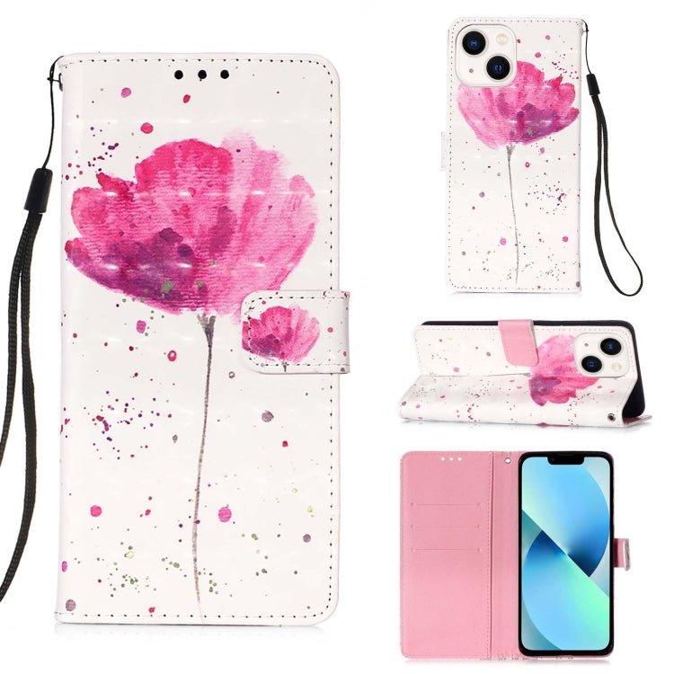 Capa de telemóvel em pele com pintura 3D e abertura horizontal, para iPhone 16 Pro, para iPhone 16 Plus, para iPhone 16, para iPhone 15 Pro Max, para iPhone 15 Pro, para iPhone 15 Plus