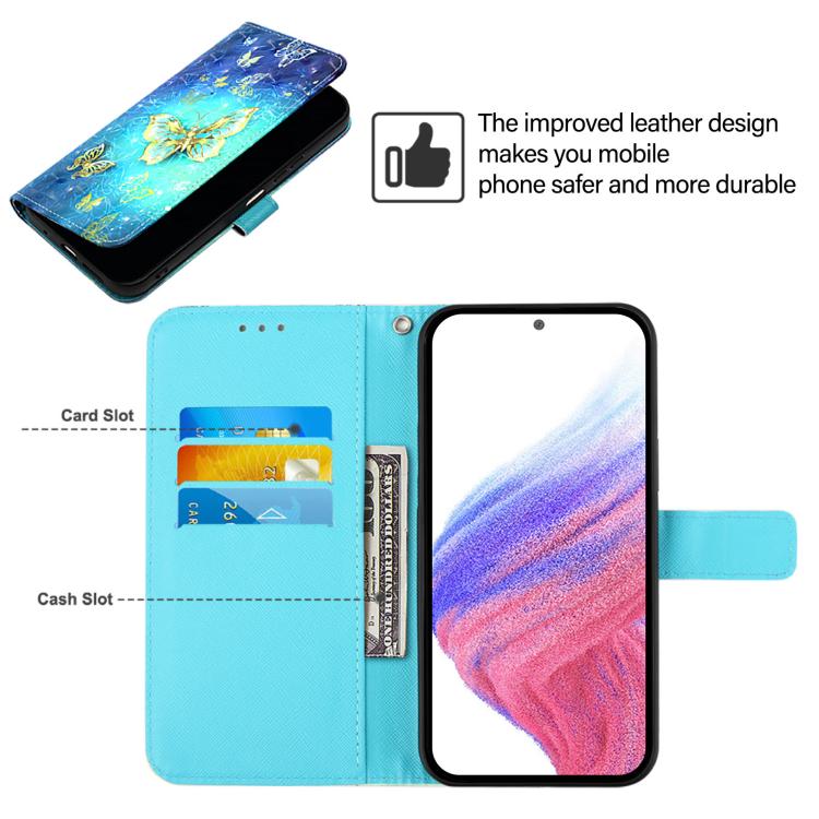 Capa de telemóvel em pele com pintura 3D e abertura horizontal, para iPhone 17e / 16e, para iPhone 17 Pro Max, para iPhone 17 Pro, para iPhone 17, para iPhone Air, para iPhone 16 Pro Max