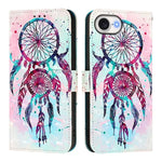 Capa de telemóvel em pele com pintura 3D e abertura horizontal, para iPhone 17e / 16e, para iPhone 17 Pro Max, para iPhone 17 Pro, para iPhone 17, para iPhone Air, para iPhone 16 Pro Max