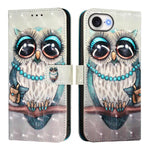 Capa de telemóvel em pele com pintura 3D e abertura horizontal, para iPhone 17e / 16e, para iPhone 17 Pro Max, para iPhone 17 Pro, para iPhone 17, para iPhone Air, para iPhone 16 Pro Max