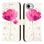 Capa de telemóvel em pele com pintura 3D e abertura horizontal, para iPhone 17e / 16e, para iPhone 17 Pro Max, para iPhone 17 Pro, para iPhone 17, para iPhone Air, para iPhone 16 Pro Max