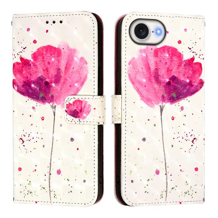 Capa de telemóvel em pele com pintura 3D e abertura horizontal, para iPhone 17e / 16e, para iPhone 17 Pro Max, para iPhone 17 Pro, para iPhone 17, para iPhone Air, para iPhone 16 Pro Max