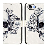 Capa de telemóvel em pele com pintura 3D e abertura horizontal, para iPhone 17e / 16e, para iPhone 17 Pro Max, para iPhone 17 Pro, para iPhone 17, para iPhone Air, para iPhone 16 Pro Max
