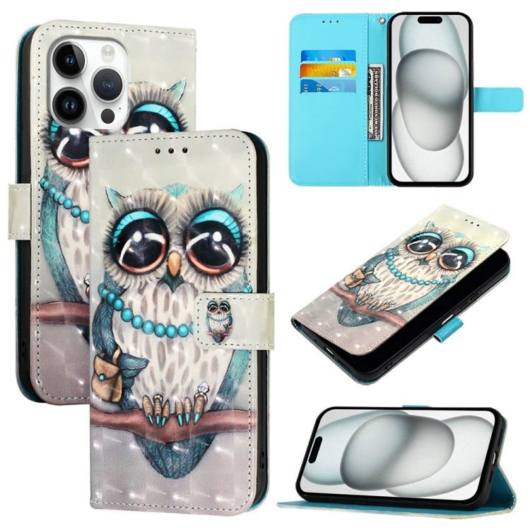 Capa de telemóvel em pele com pintura 3D e abertura horizontal, para iPhone 17e / 16e, para iPhone 17 Pro Max, para iPhone 17 Pro, para iPhone 17, para iPhone Air, para iPhone 16 Pro Max