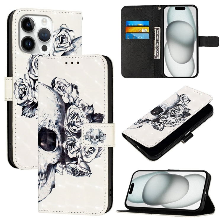 Capa de telemóvel em pele com pintura 3D e abertura horizontal, para iPhone 17e / 16e, para iPhone 17 Pro Max, para iPhone 17 Pro, para iPhone 17, para iPhone Air, para iPhone 16 Pro Max