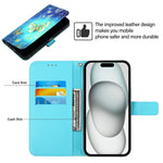 Capa de telemóvel em pele com pintura 3D e abertura horizontal, para iPhone 16 Pro, para iPhone 16 Plus, para iPhone 16, para iPhone 15 Pro Max, para iPhone 15 Pro, para iPhone 15 Plus