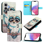 Capa de telemóvel em pele com pintura 3D e abertura horizontal, para iPhone 17e / 16e, para iPhone 17 Pro Max, para iPhone 17 Pro, para iPhone 17, para iPhone Air, para iPhone 16 Pro Max