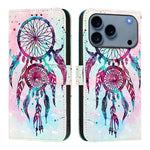 Capa de telemóvel em pele com pintura 3D e abertura horizontal, para iPhone 17e / 16e, para iPhone 17 Pro Max, para iPhone 17 Pro, para iPhone 17, para iPhone Air, para iPhone 16 Pro Max