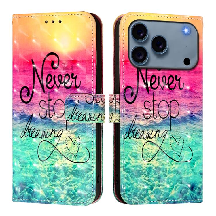 Capa de telemóvel em pele com pintura 3D e abertura horizontal, para iPhone 17e / 16e, para iPhone 17 Pro Max, para iPhone 17 Pro, para iPhone 17, para iPhone Air, para iPhone 16 Pro Max