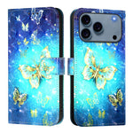 Capa de telemóvel em pele com pintura 3D e abertura horizontal, para iPhone 17e / 16e, para iPhone 17 Pro Max, para iPhone 17 Pro, para iPhone 17, para iPhone Air, para iPhone 16 Pro Max