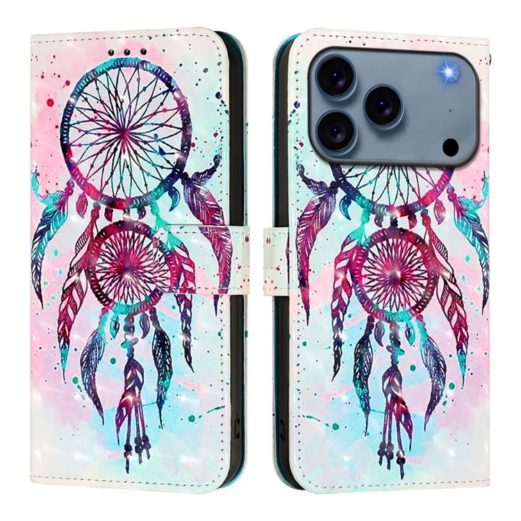 Capa de telemóvel em pele com pintura 3D e abertura horizontal, para iPhone 17e / 16e, para iPhone 17 Pro Max, para iPhone 17 Pro, para iPhone 17, para iPhone Air, para iPhone 16 Pro Max