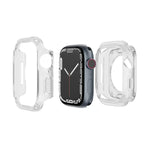 Capa de Relógio Híbrida 2 em 1 PC TPU Armor, Para Apple Watch Series 6 / 5 / 4 / SE 44mm, Para Apple Watch Series 6 / 5 / 4 / SE 40mm, Para Apple Watch Ultra 3 / 2 / 1 49mm, Para Apple Watch Series 9 / 8 / 7 45mm, Para Apple Watch Series 9 / 8 / 7 41mm